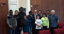Les délégués de classes impressionnés et fiers de rencontre M.&nbsp;Vogel, maire de Melun.