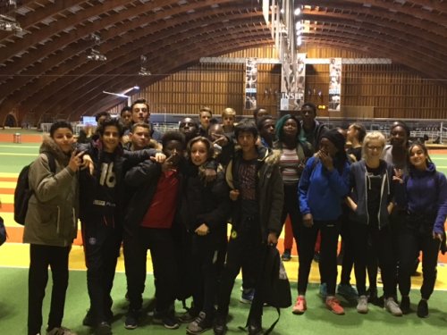 Les athlètes à l'INSEP